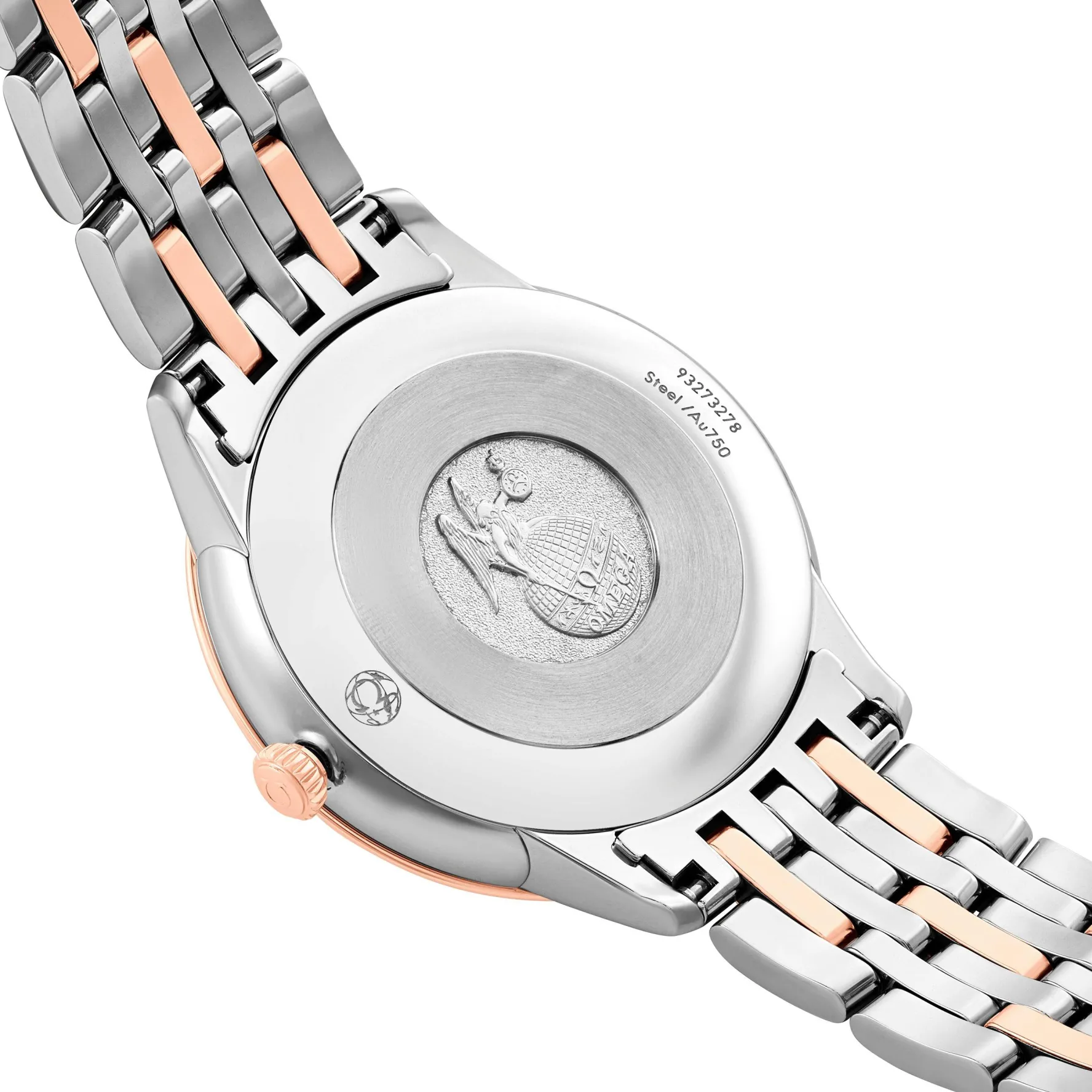 OMEGA De Ville Prestige 30mm Stainless Steel and 18K Sedna Gold Ladies Watch