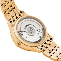 OMEGA De Ville Prestige 34mm 18K Yellow Gold Diamond Automatic Ladies Watch