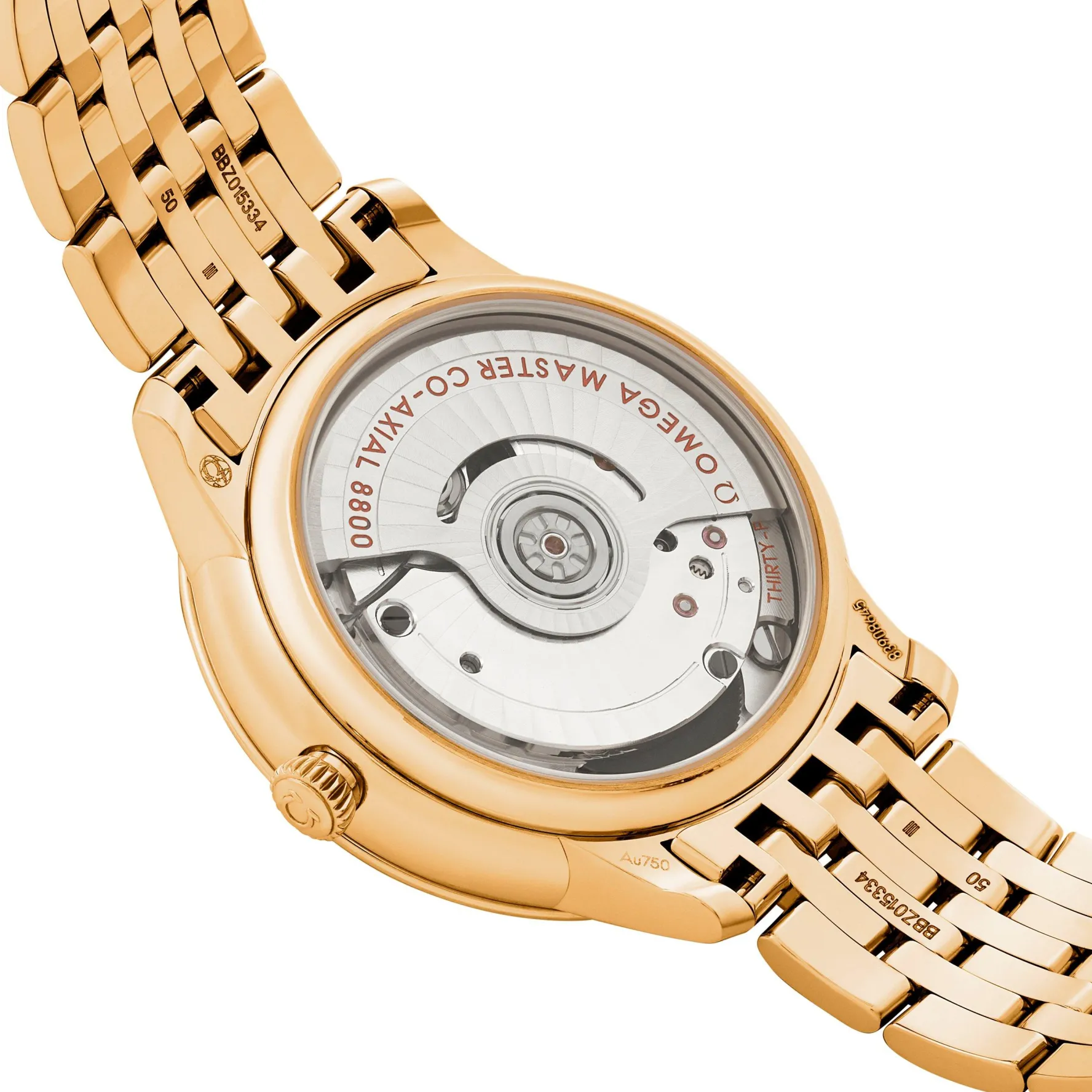 OMEGA De Ville Prestige 34mm 18K Yellow Gold Diamond Automatic Ladies Watch
