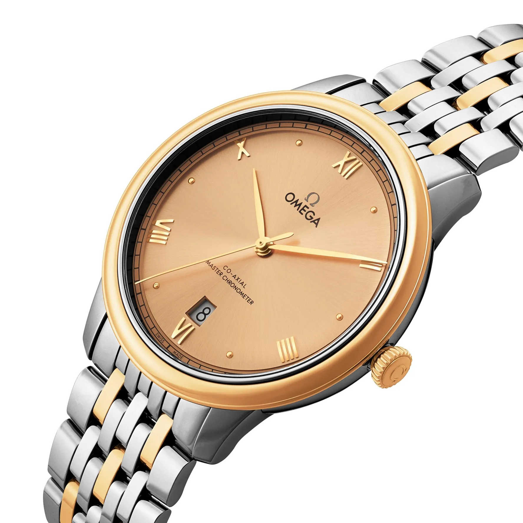 OMEGA De Ville Prestige 40mm Stainless Steel and 18K Yellow Gold Ladies Watch