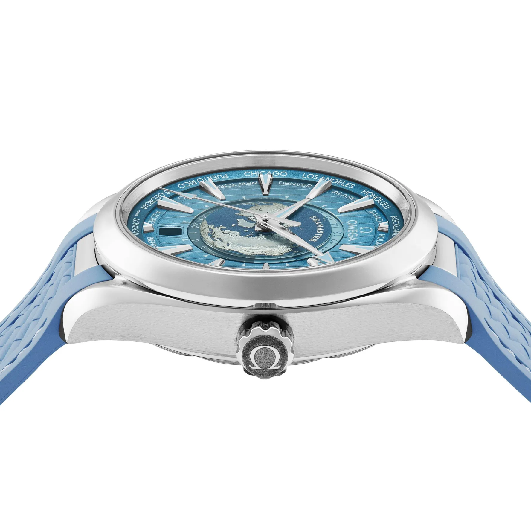 OMEGA Seamaster Aqua Terra 150M 43mm Co-Axial Master Chronometer Worldtimer Men's Watch
