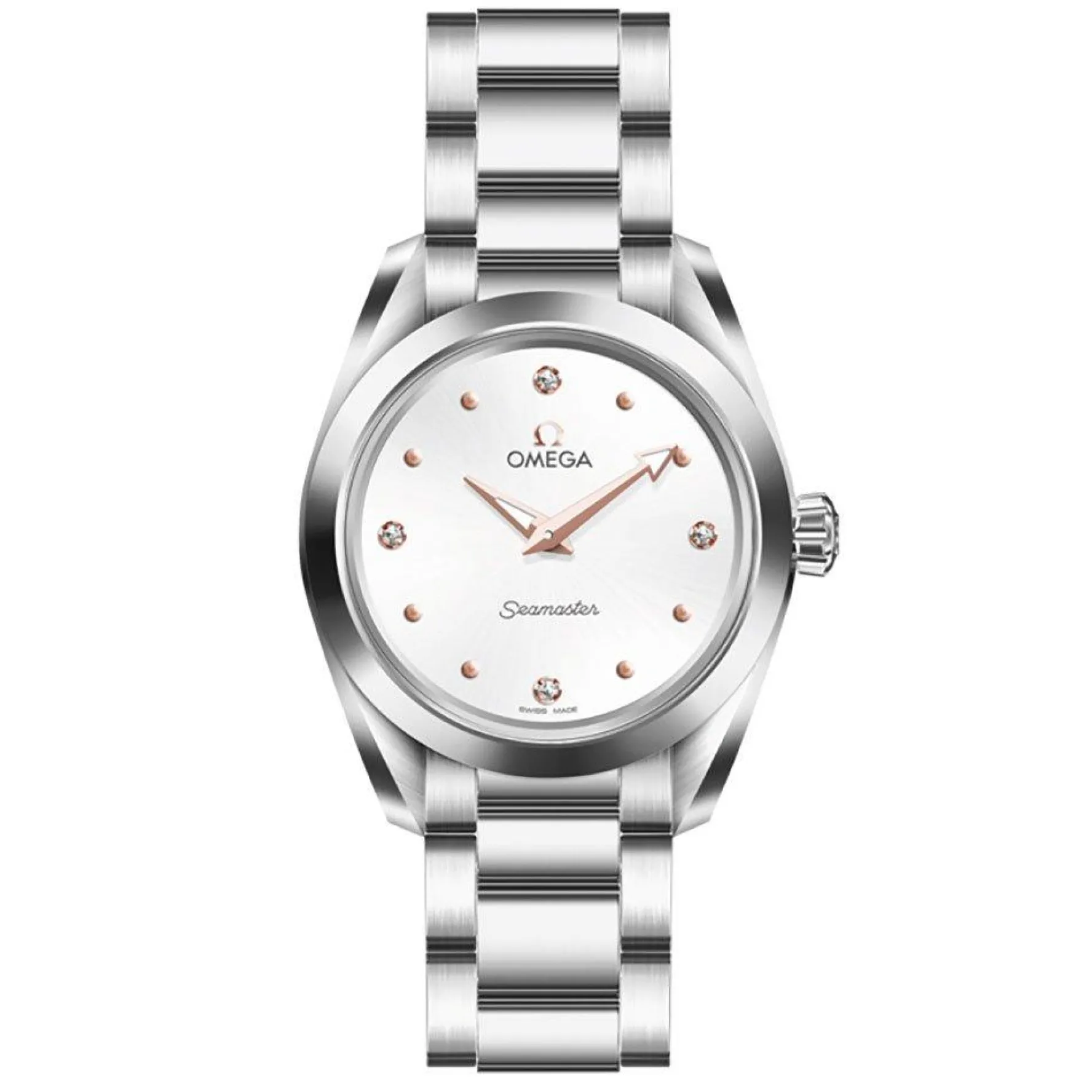 OMEGA Seamaster Aqua Terra 150M 28mm Diamond Ladies Watch