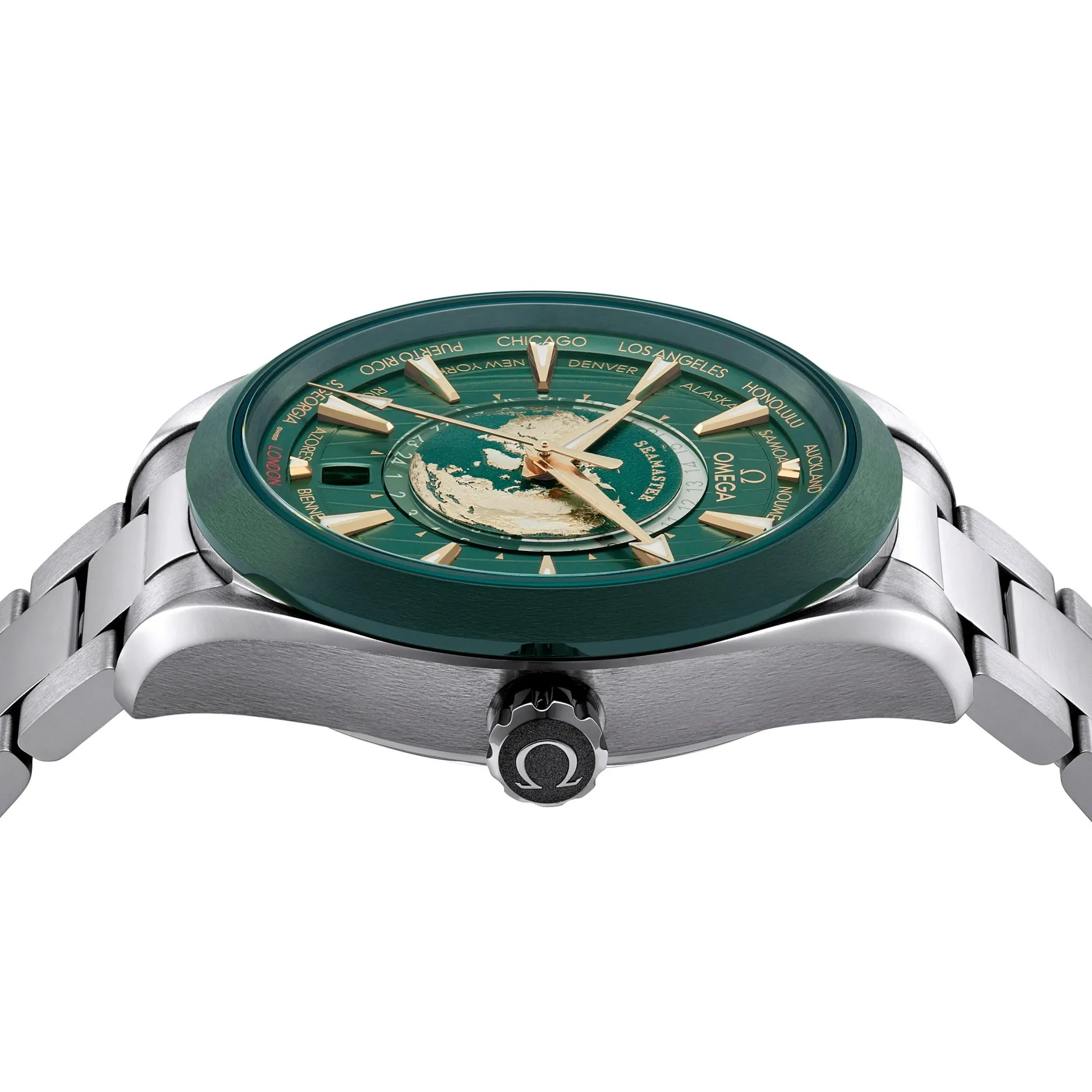 OMEGA Seamaster Aqua Terra 150M 43mm Co-Axial Master Chronometer Worldtimer Men’s Watch