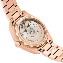 OMEGA Seamaster Aqua Terra 18ct Sedna Gold Automatic Diamond Ladies Watch