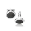 OMEGA Seamaster James Bond 007 Stainless Steel Cufflinks
