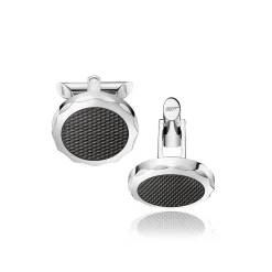 OMEGA Seamaster James Bond 007 Stainless Steel Cufflinks