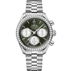 OMEGA Speedmaster 38mm Diamond Chronograph Automatic Ladies Watch