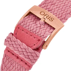 Oris Divers Sixty-Five 'Cotton Candy' Bronze 38mm Pink Perlon Strap Automatic Watch