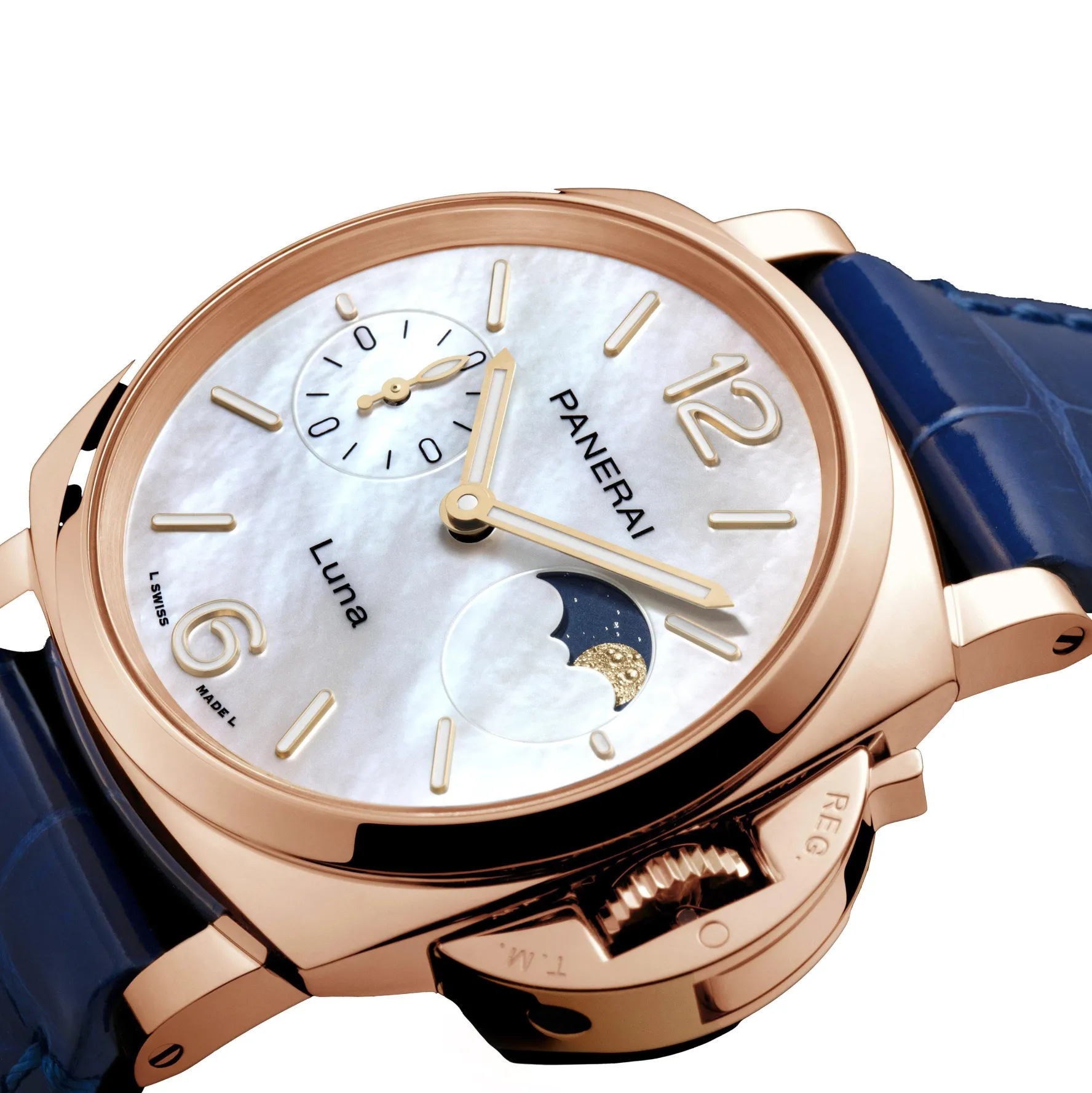Panerai Luminor Due Luna Goldtech 38mm Automatic Ladies Watch