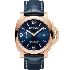Panerai Luminor Marina Goldtech Sole Blue 44mm Automatic Men’s Watch