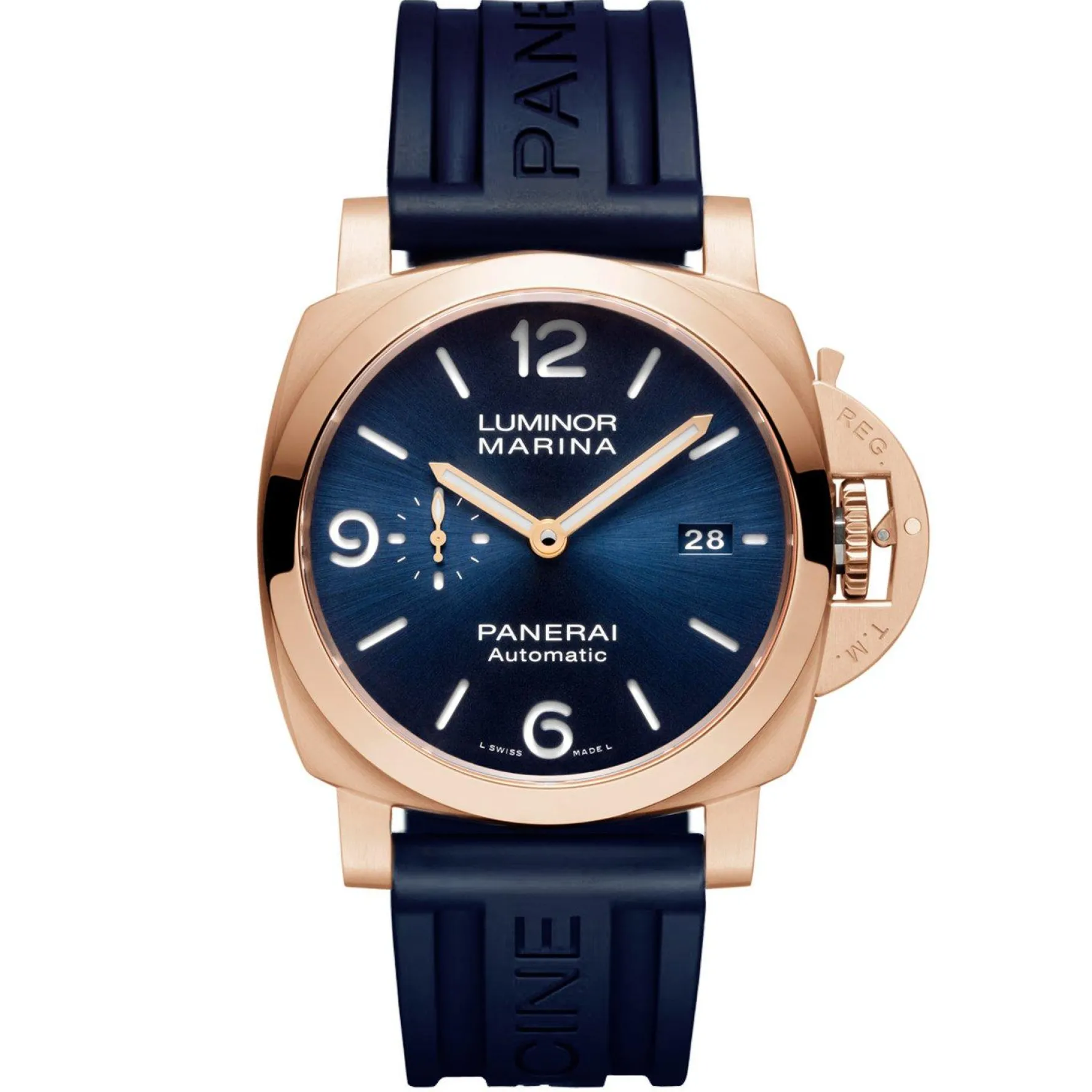 Panerai Luminor Marina Goldtech Sole Blue 44mm Automatic Men’s Watch