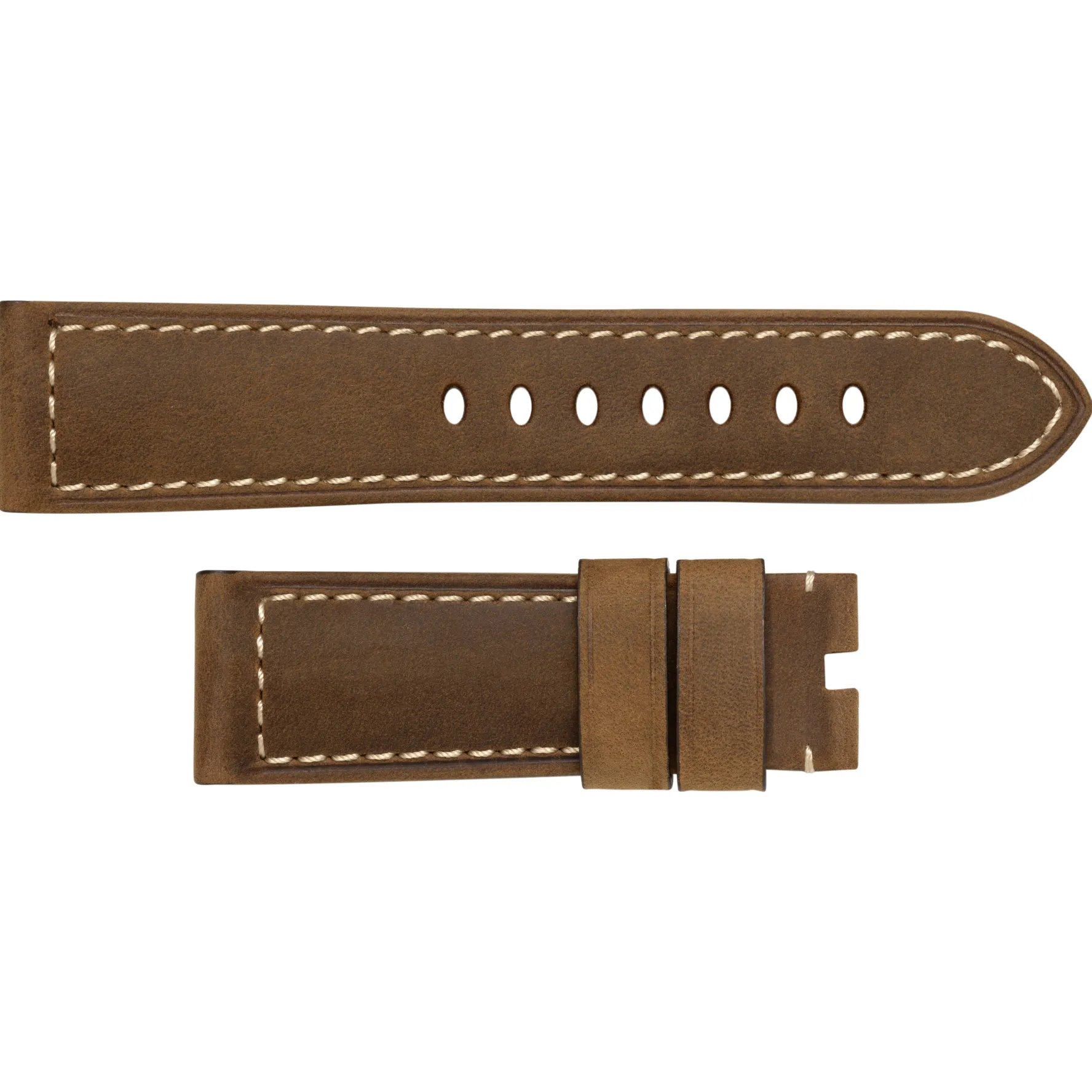 Panerai 26mm Dark Brown Leather Watch Strap