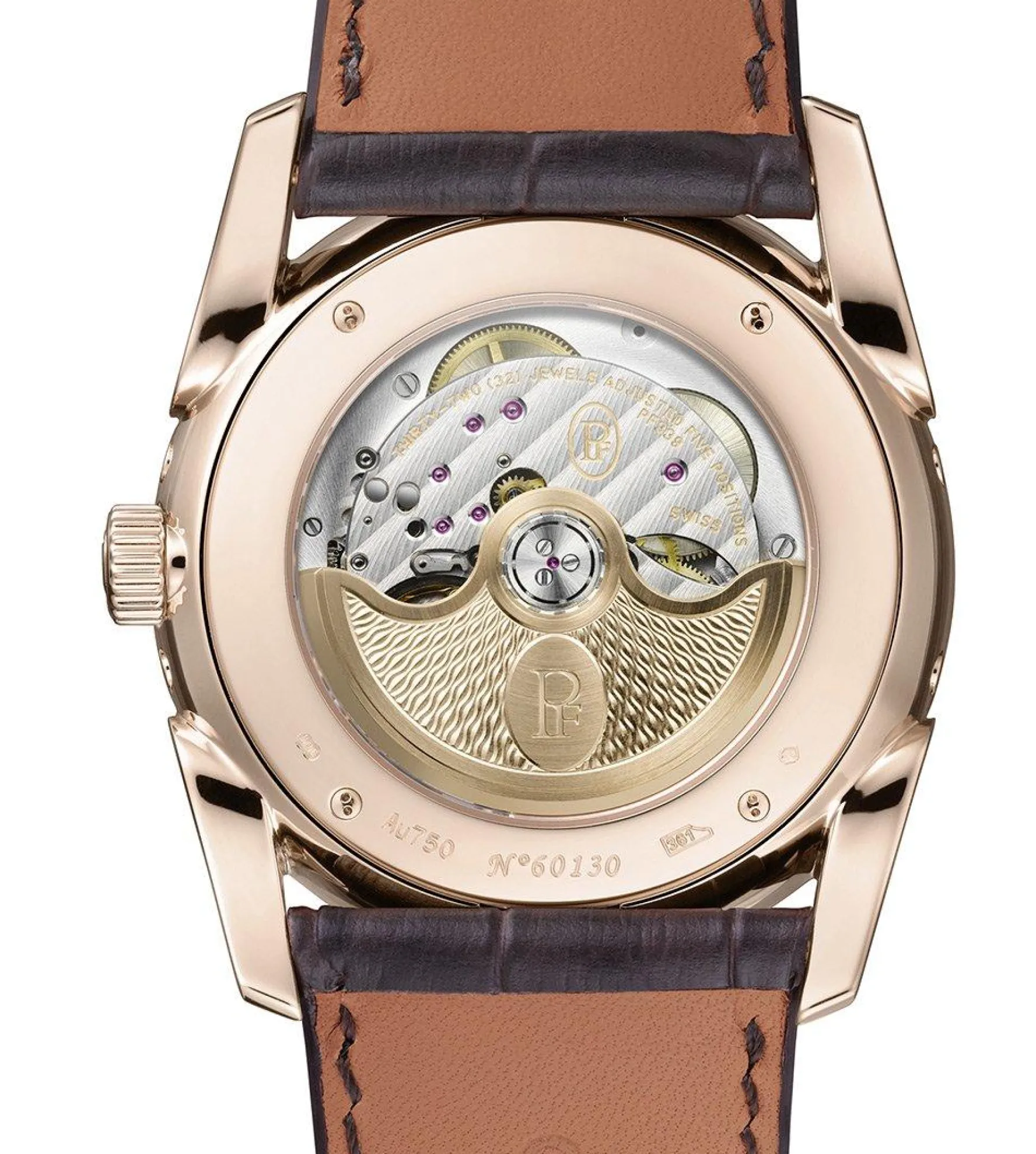 Parmigiani Tonda 18ct Rose Gold Leather Automatic Men’s Watch