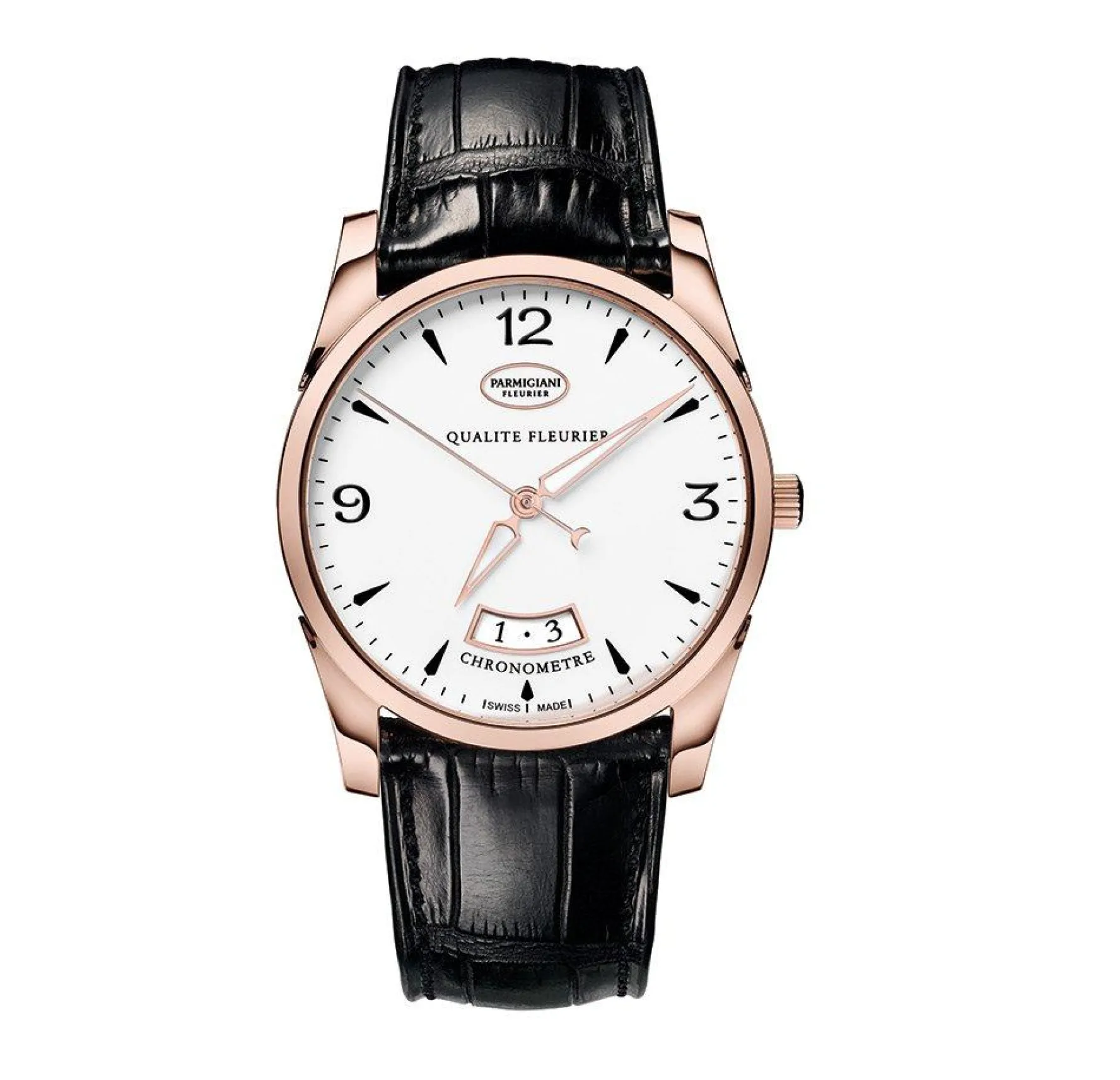 Parmigiani Tonda 18ct Rose Gold Leather Automatic Men’s Watch