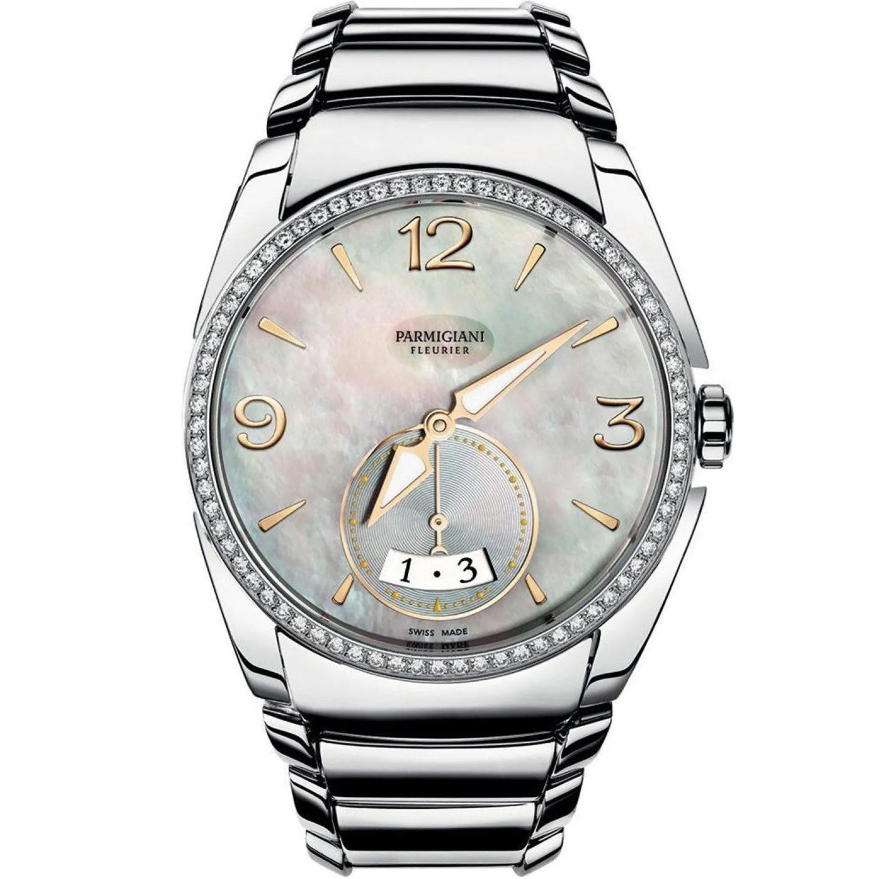 Parmigiani Tonda Diamond Automatic Ladies Watch