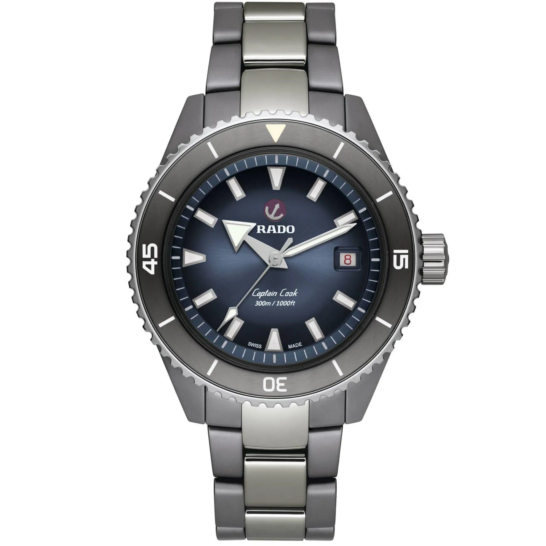 Rado Captain Cook 43mm High-Tech Ceramic Automatic Men’s Watch