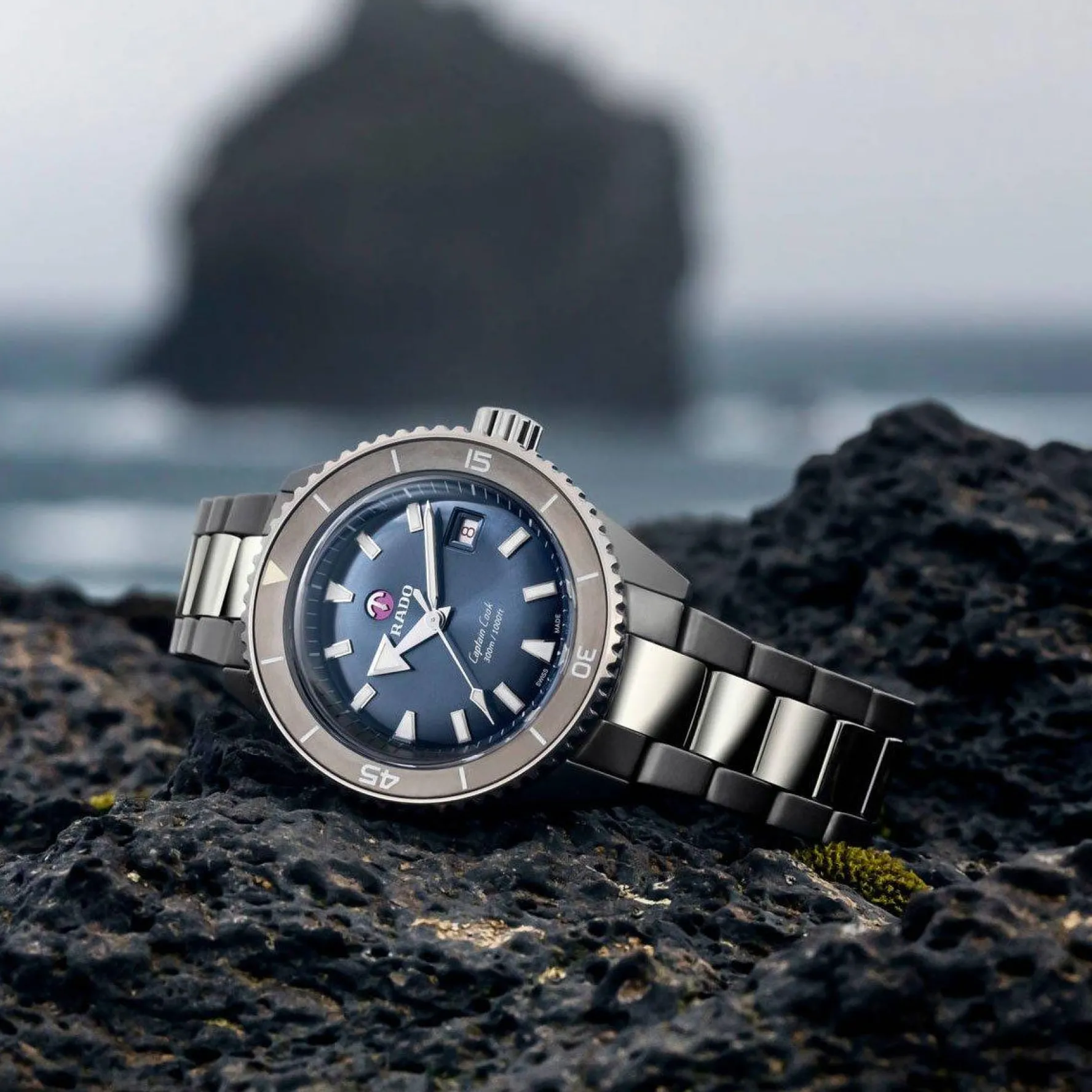 Rado Captain Cook 43mm High-Tech Ceramic Automatic Men’s Watch