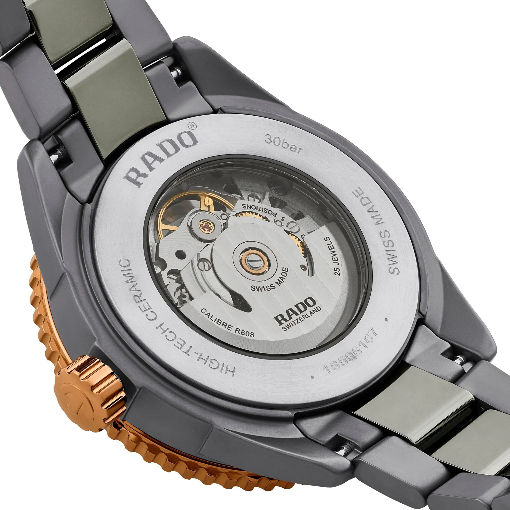 Rado Captain Cook 43mm High-Tech Ceramic Skeleton Automatic Men’s Watch