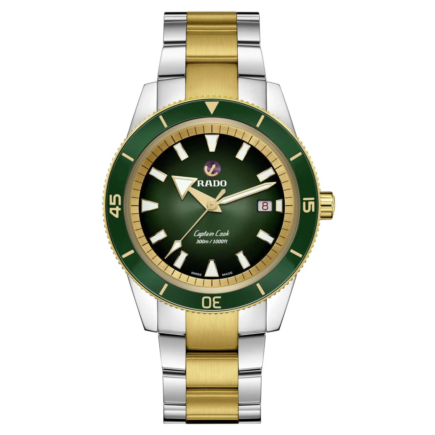 Rado Captain Cook 42mm Stainless Steel and Yellow Gold PVD Automatic Men’s Watch