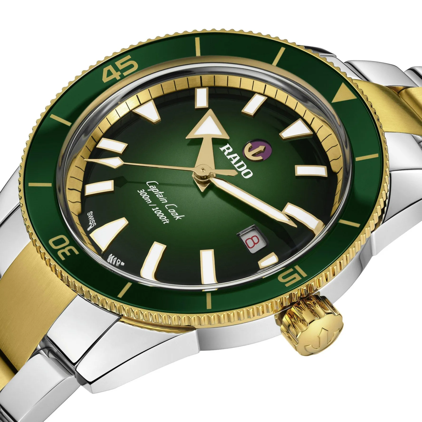 Rado Captain Cook 42mm Stainless Steel and Yellow Gold PVD Automatic Men’s Watch