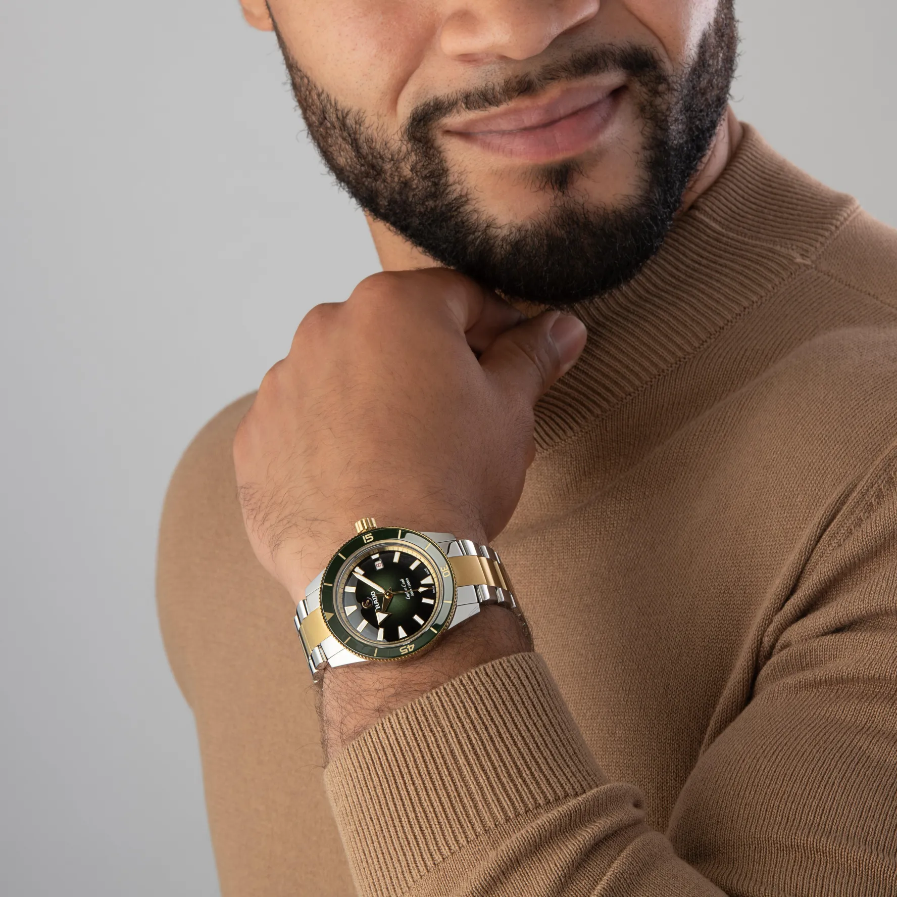 Rado Captain Cook 42mm Stainless Steel and Yellow Gold PVD Automatic Men’s Watch