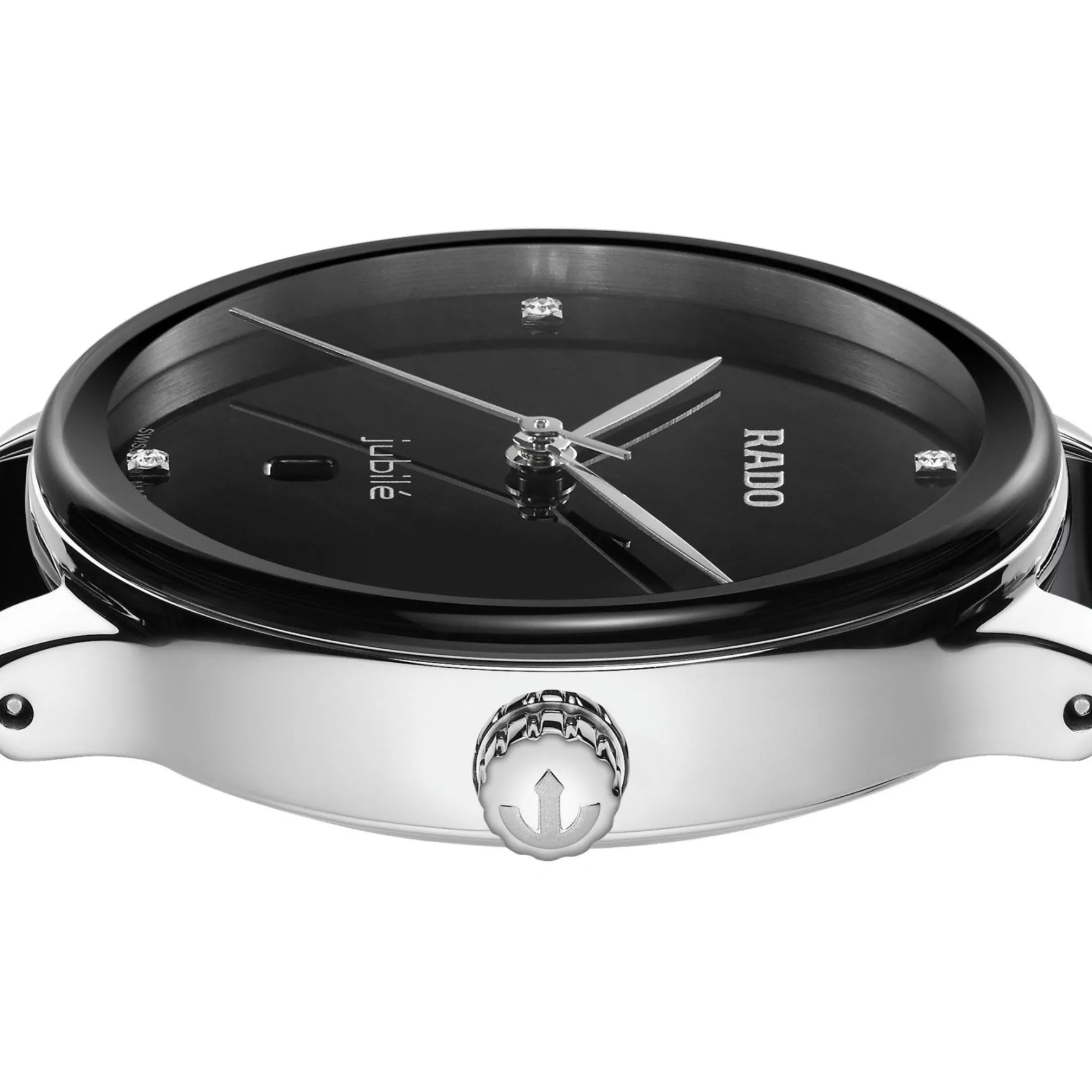 Rado Centrix 30.5mm High-Tech Ceramic Diamond Ladies Watch