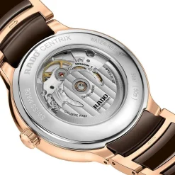 Rado Centrix 39.5mm High-Tech Ceramic and Rose Gold PVD Automatic Men’s Watch