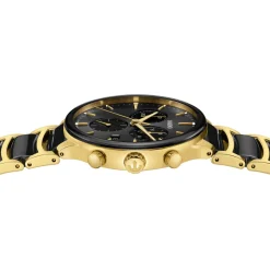 Rado Centrix 41mm Yellow Gold PVD Chronograph Watch