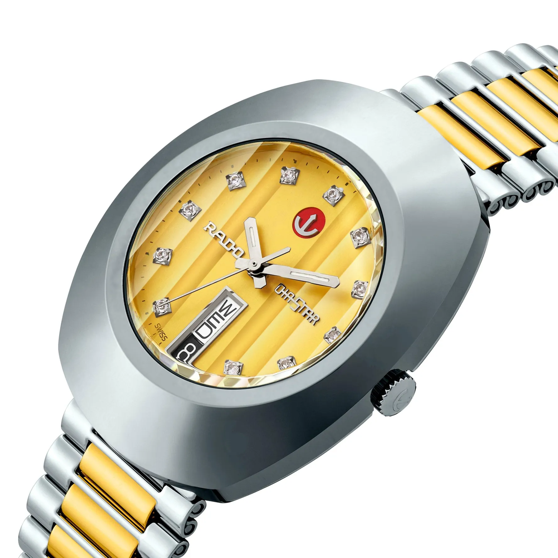Rado DiaStar The Original 35mm Stainless Steel and Yellow Gold PVD Automatic Men’s Watch