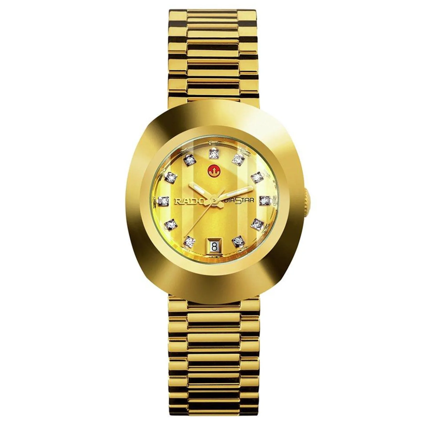 Rado DiaStar The Original 27.3mm Stainless Steel and Yellow Gold PVD Automatic Ladies Watch