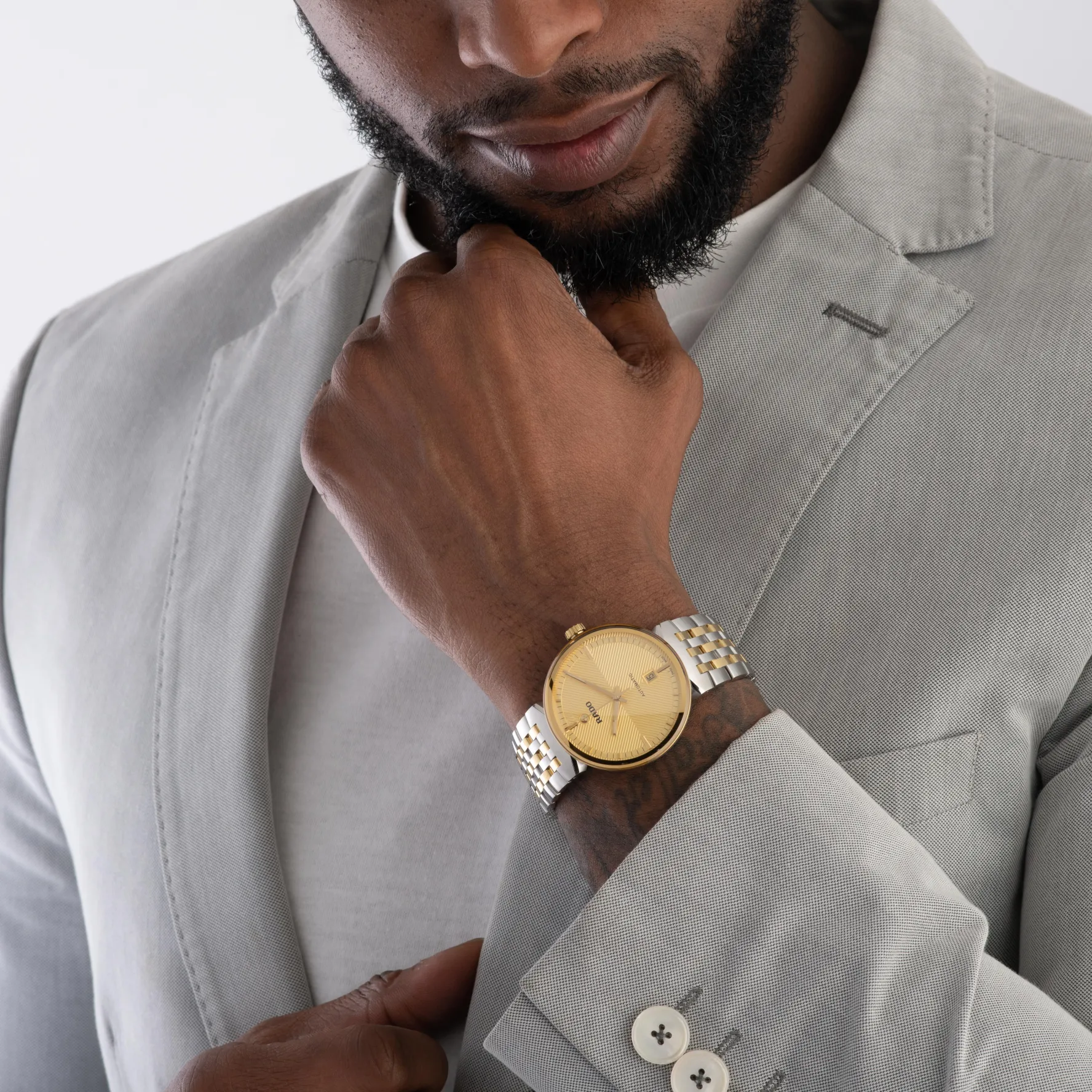Rado Florence 39mm Stainless Steel and Yellow Gold PVD Automatic Watch