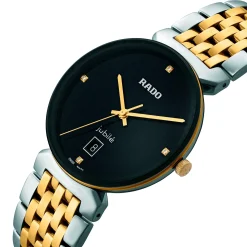 Rado Florence 38mm Stainless Steel and Yellow Gold PVD Diamond Ladies Watch