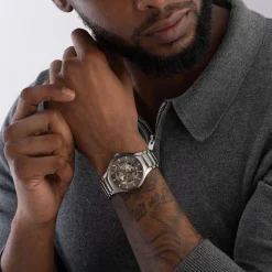 Rado True Round 40mm High-Tech Ceramic Skeleton Automatic Watch