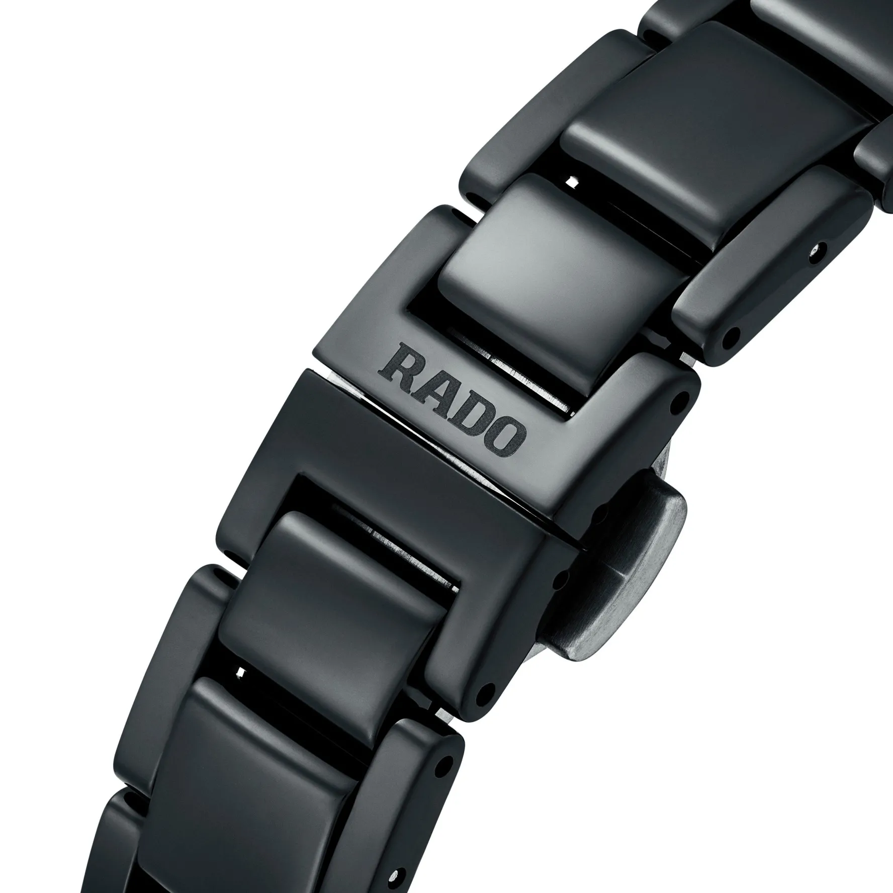 Rado True Square 29mm High-Tech Ceramic Diamond Ladies Watch