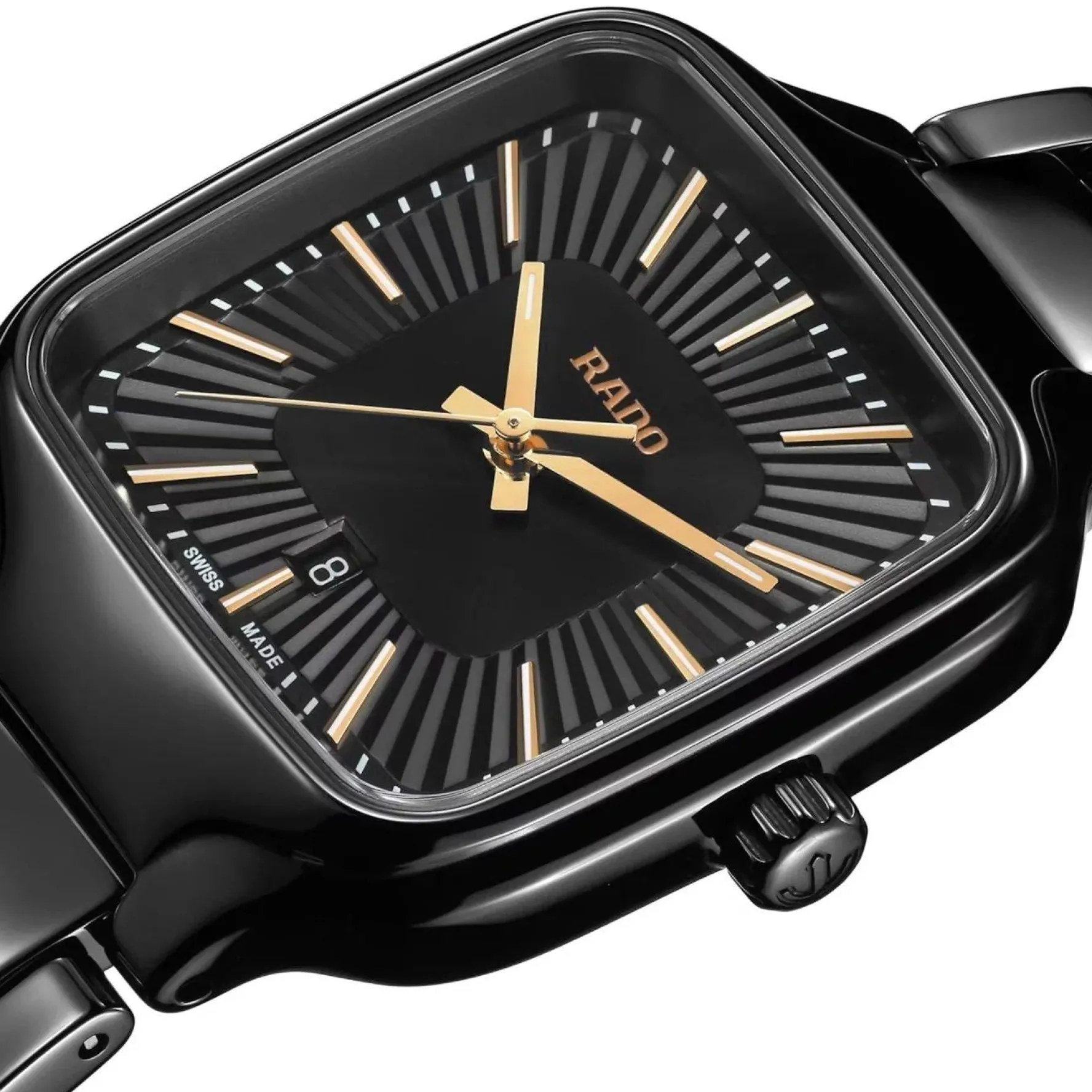 Rado True Square 29.2mm High-Tech Ceramic Ladies Watch