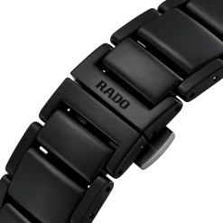 Rado True Square 38mm High-Tech Ceramic Skeleton Automatic Watch
