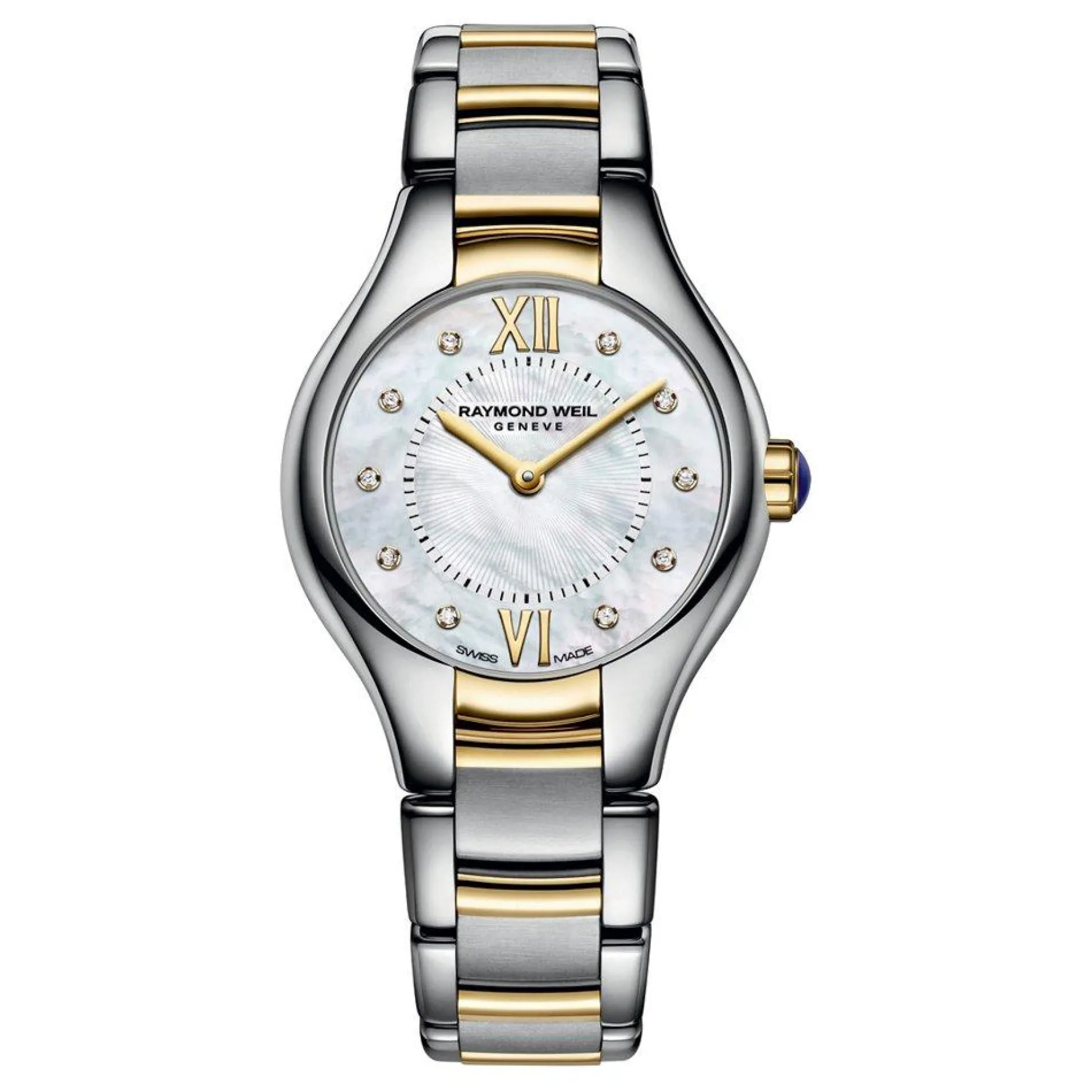 Raymond Weil Noemia 24mm Stainless Steel and Yellow Gold PVD Diamond Ladies Watch