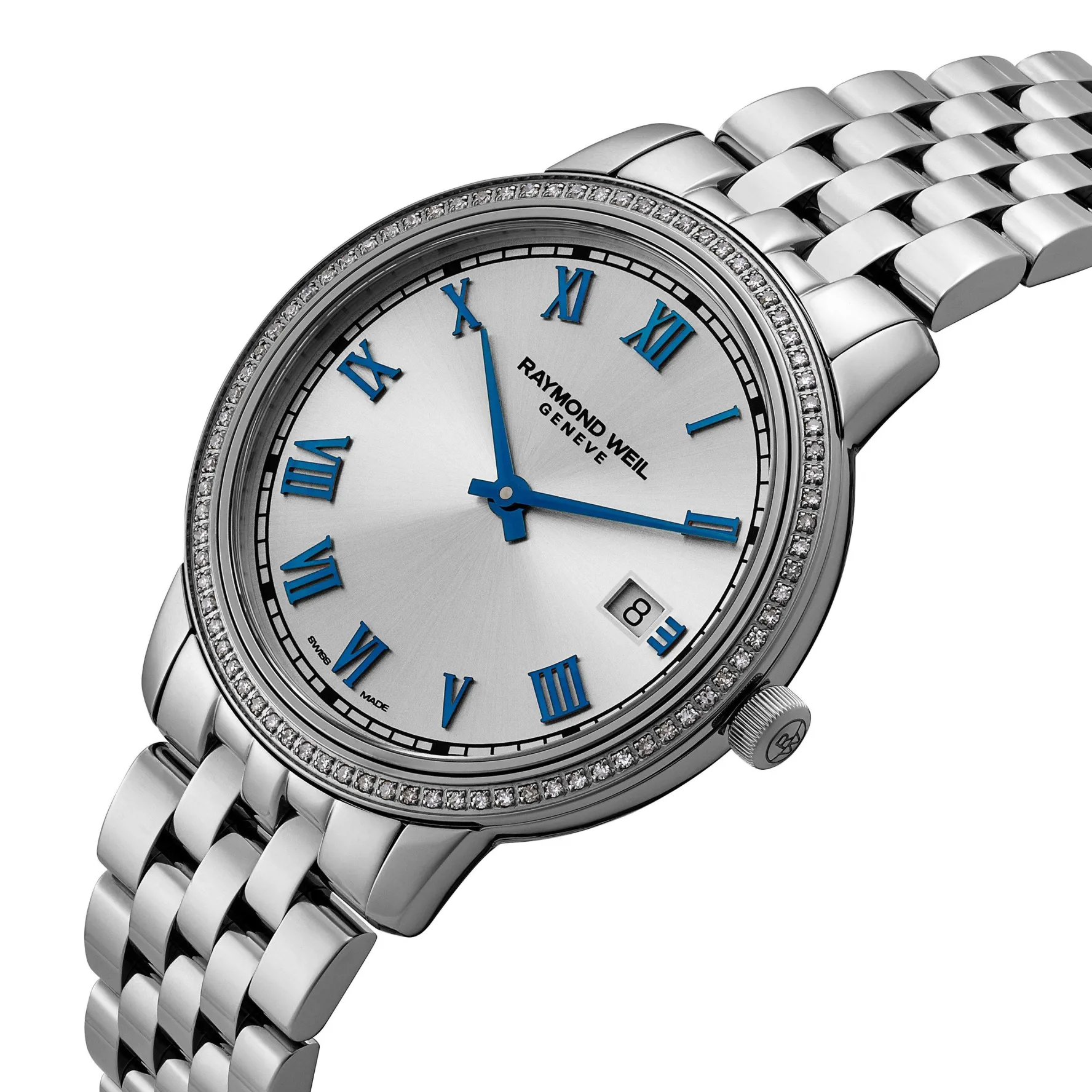 Raymond Weil Toccata 34mm Diamond Ladies Watch