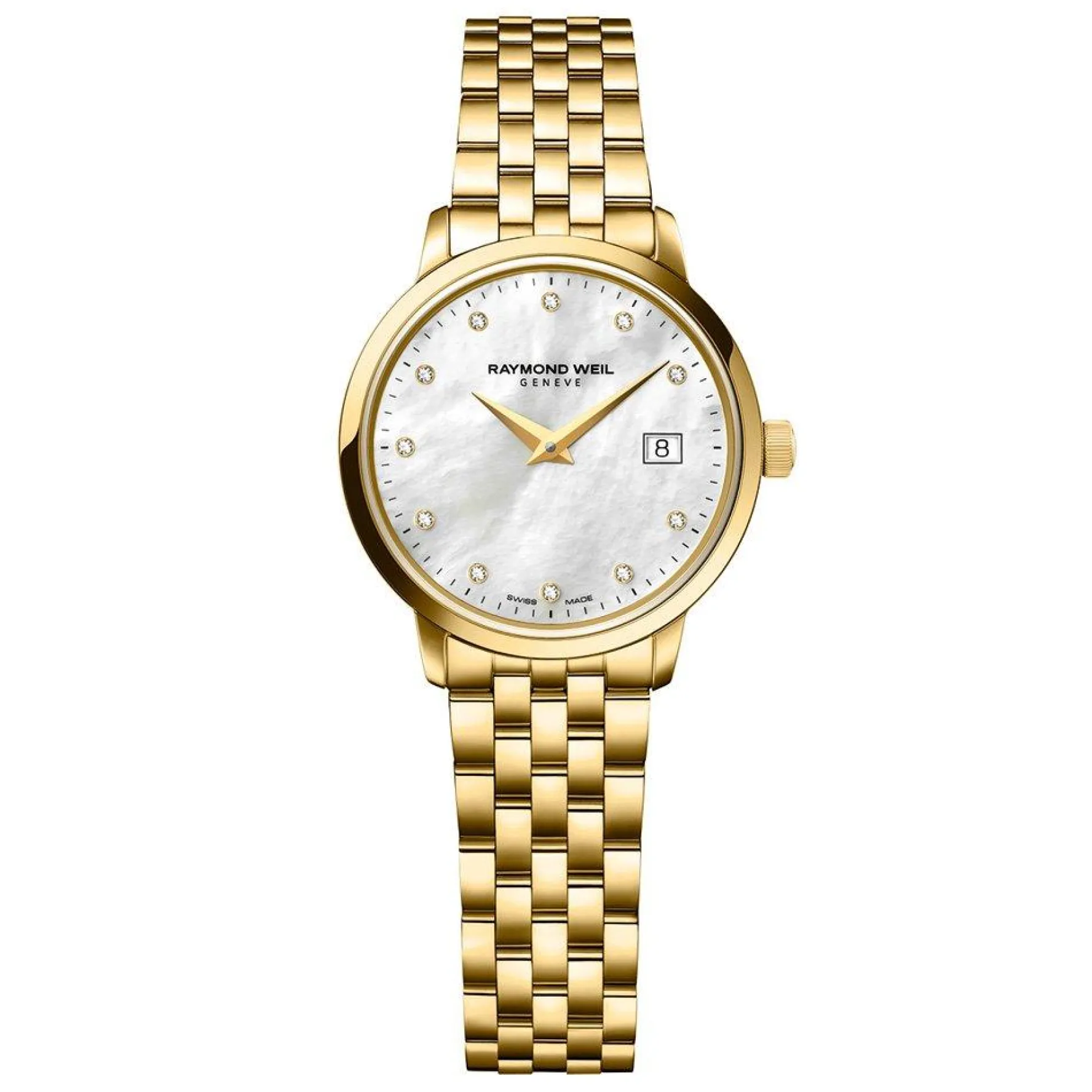 Raymond Weil Toccata 29mm Yellow Gold PVD Diamond Ladies Watch
