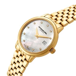 Raymond Weil Toccata 29mm Yellow Gold PVD Diamond Ladies Watch