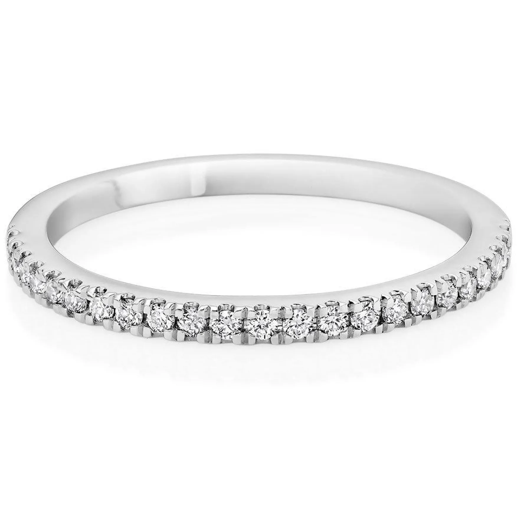 Royal Asscher Anne Platinum Diamond Wedding Ring