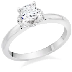 Royal Asscher Henrietta Platinum Diamond Royal Asscher Cushion Cut Solitaire Ring