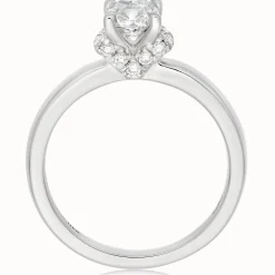 Royal Asscher Henrietta Platinum Diamond Royal Asscher Cushion Cut Solitaire Ring
