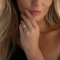Royal Asscher Henrietta Platinum Diamond Royal Asscher Cushion Cut Solitaire Ring