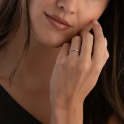 Royal Asscher Platinum 2mm Wedding Ring