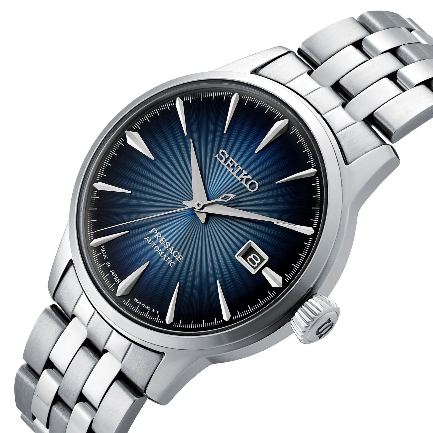 Seiko Presage Cocktail Time 'Blue Moon' 40.5mm Automatic Men’s Watch