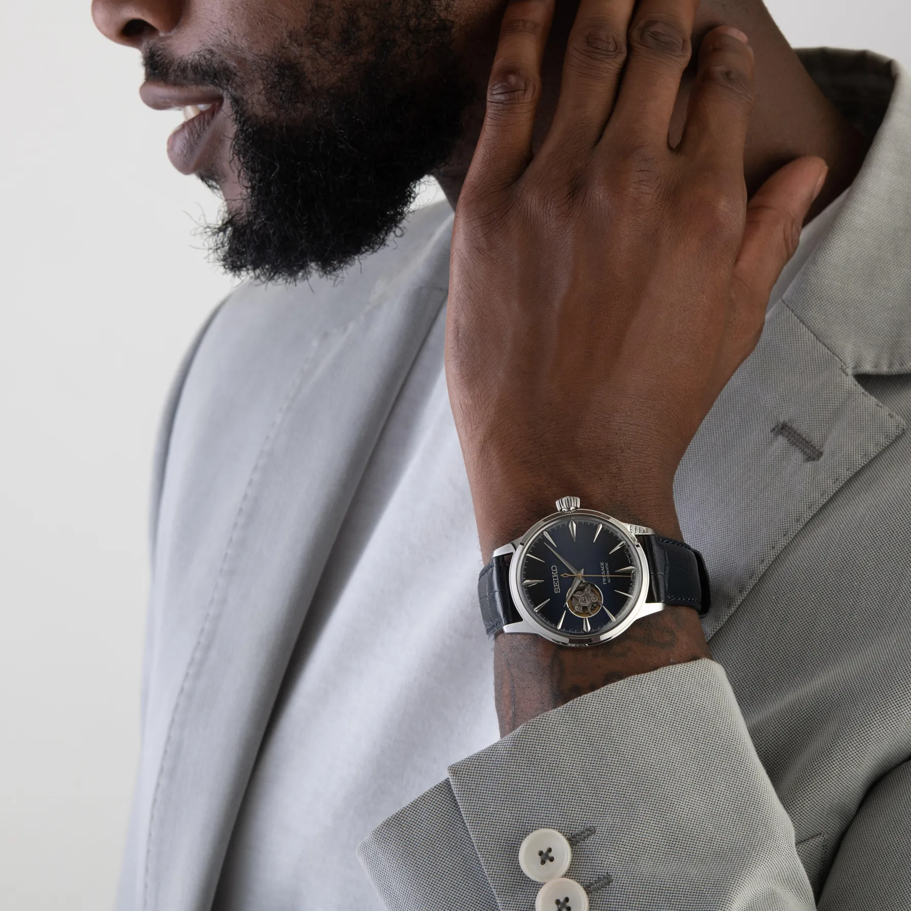 Seiko Presage Cocktail Time 'Blue Moon' 40.5mm Automatic Men’s Watch