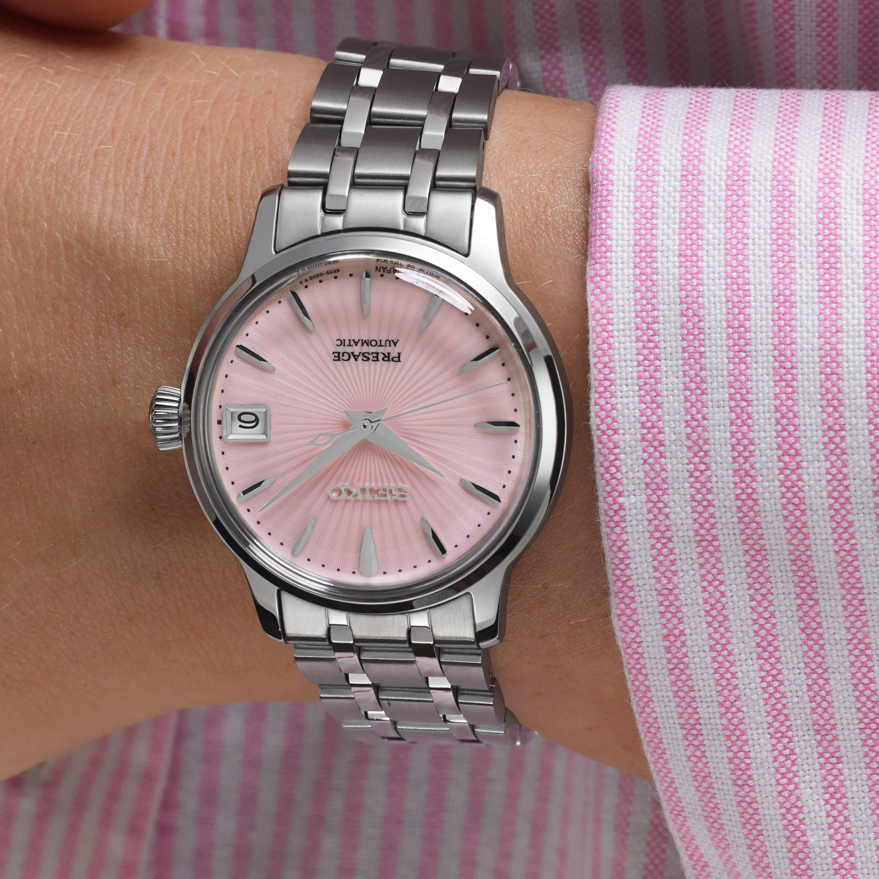 Seiko Presage Cocktail Time 'Cosmopolitan' 33.5mm Automatic Ladies Watch