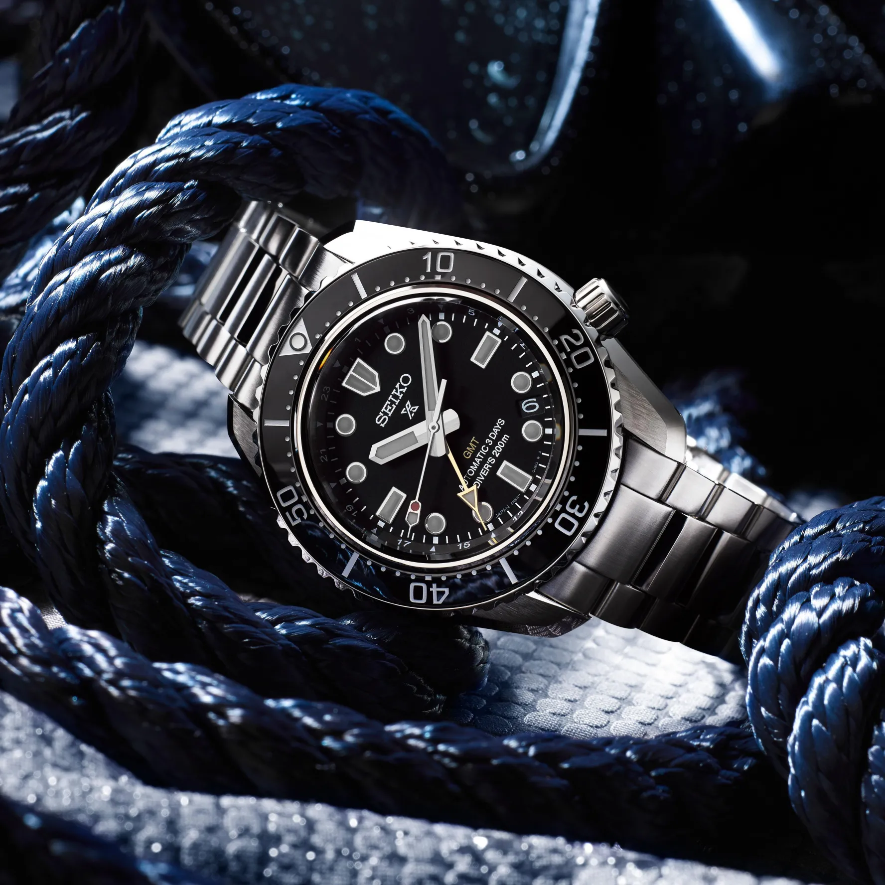 Seiko Prospex 'Dark Depths' GMT 42mm Automatic Men's Watch