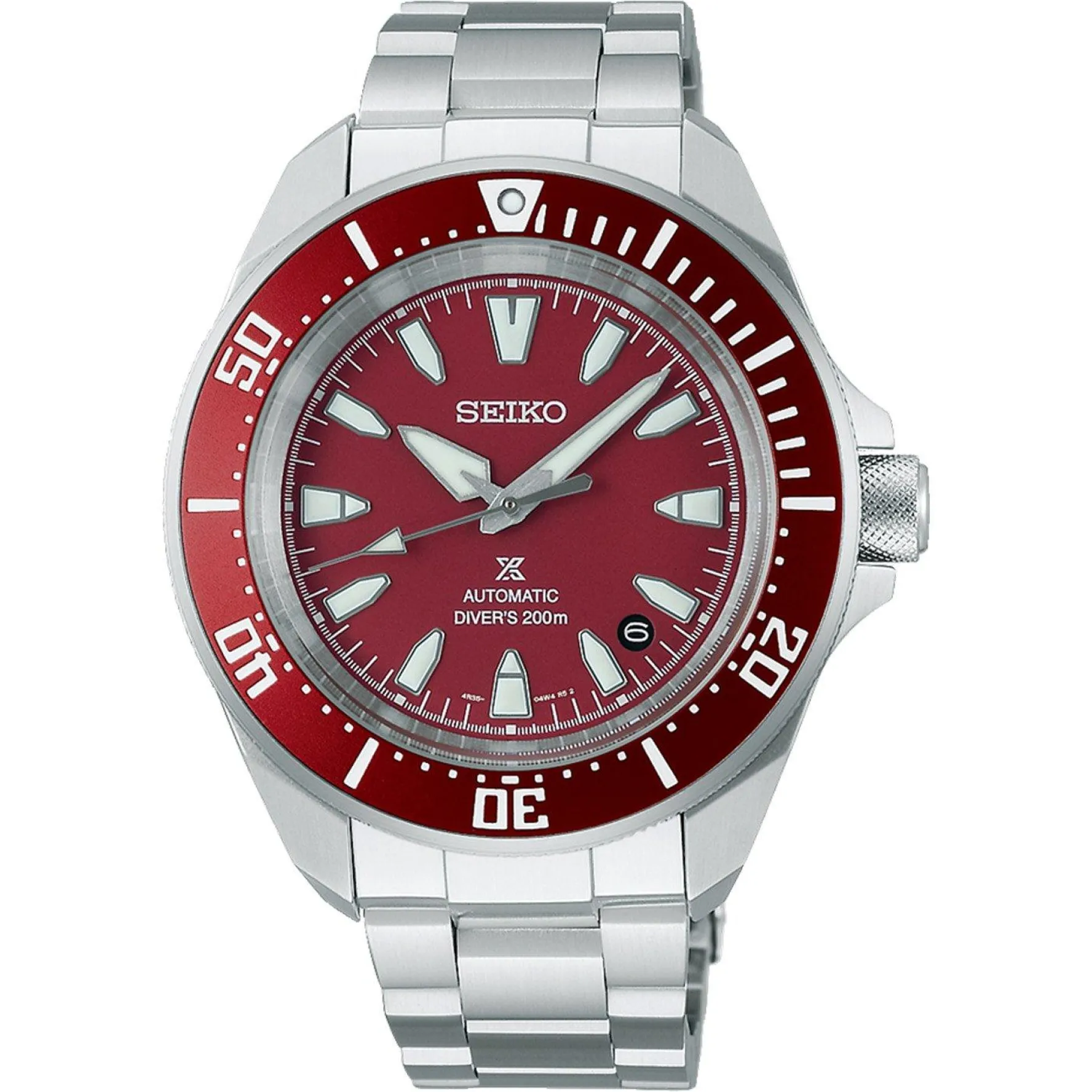 Seiko Prospex 4R Red Diver's 41.7mm Automatic Men’s Watch